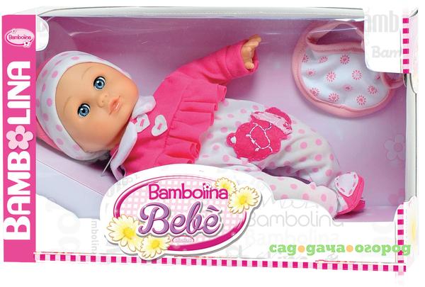 Фото Пупс интерактивный 34см Bambolina bebe BD348RU