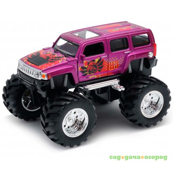 Фото Модель машины Welly Hummer H3 Big Wheel Monster 1:34-39