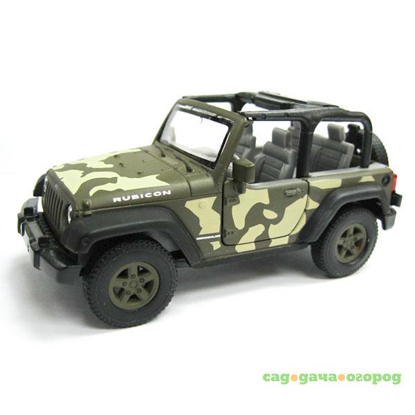 Фото Машина Welly Jeep Wrangler Rubicon 1:34-39