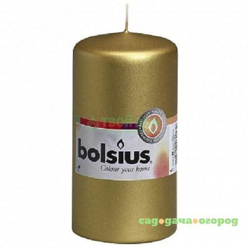 Фото Свеча Bolsius 120/60 Gold