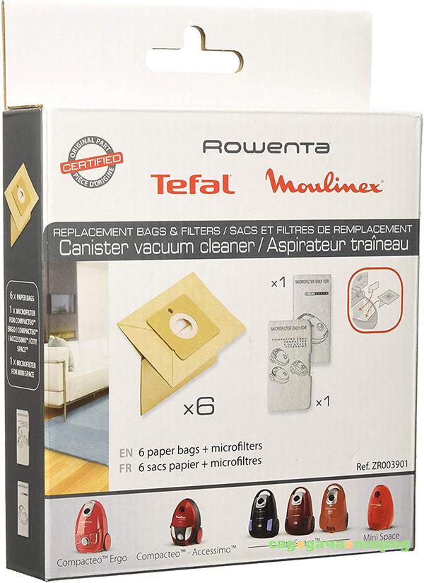 Фото Пылесборник Tefal ZR003901 бумажные 6 шт