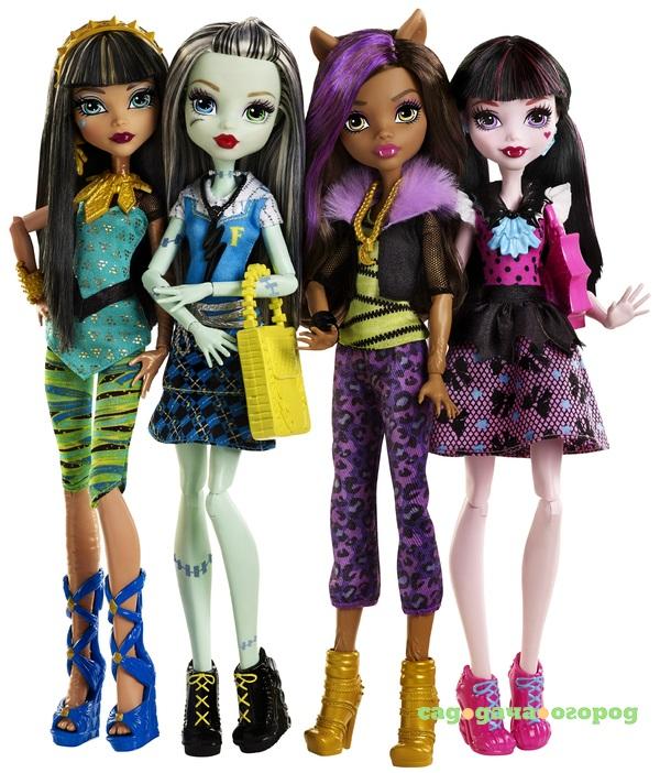 Фото Персонажи в модных нарядах Mattel Monster High (DNW97)