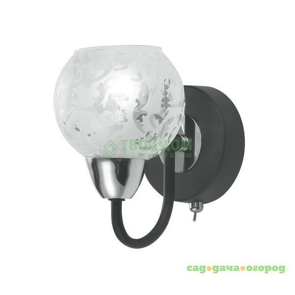 Фото Бра IDLamp 382 382/1PF-Blackchrome