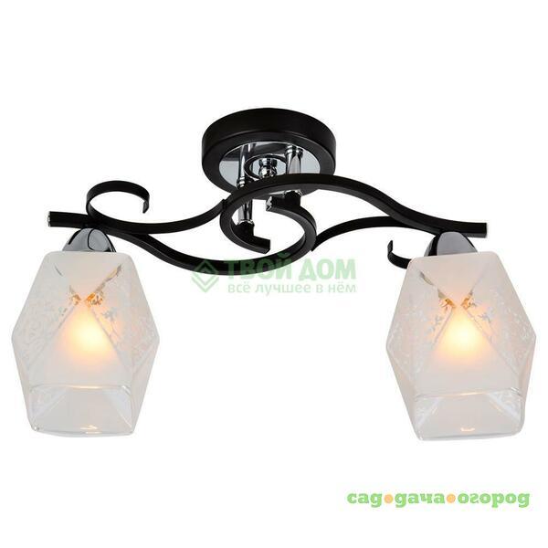 Фото Потолочный светильник IDLamp 233/2PF-Blackchrome