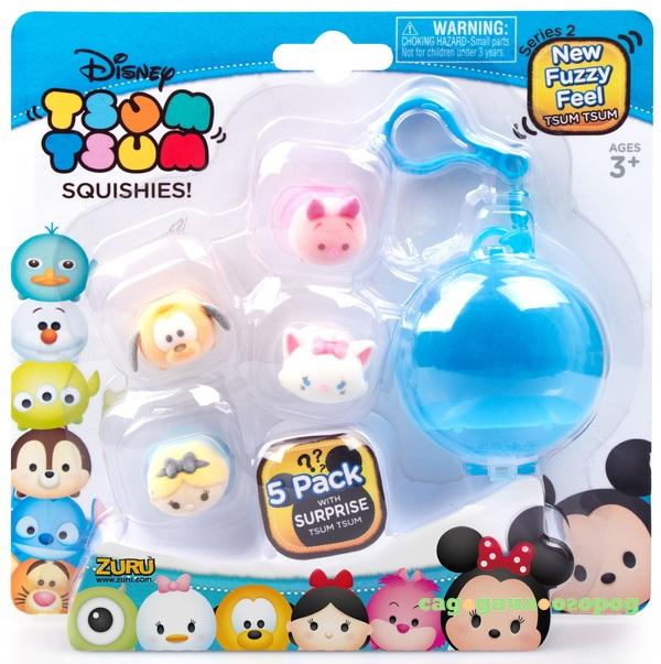 Фото Фигурка Tsum Tsum упаковка из 5 шт. с брелоком