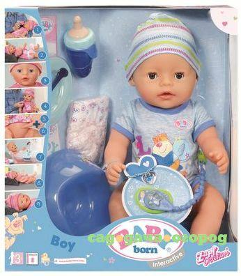 Фото Игрушка BABY born Кукла-мальчик Интерактивная, 43 см