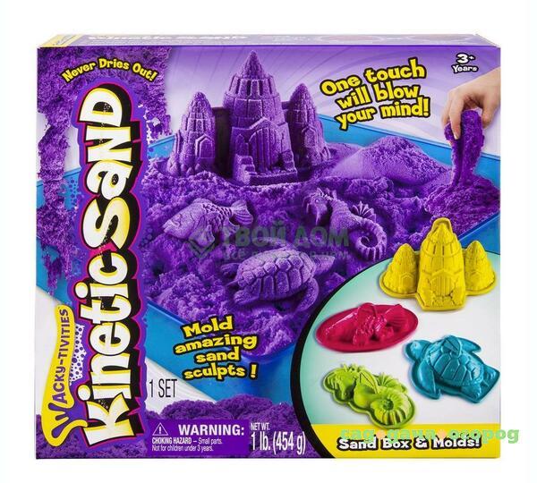 Фото Набор для творчества Kinetic sand Набор для лепки сиреневый