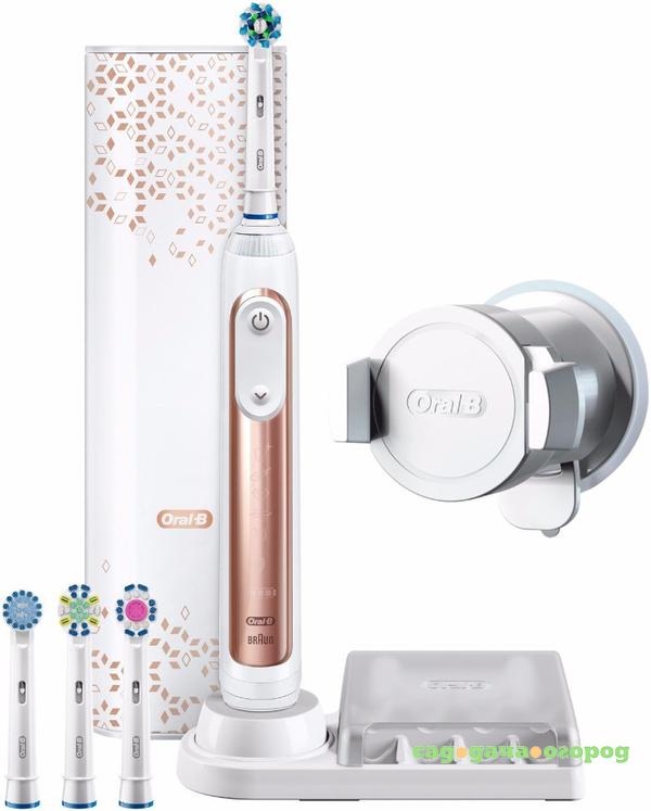 Фото Электрическая зубная щетка Braun Oral-B Genius 9000 Rose Gold D701.545.6X