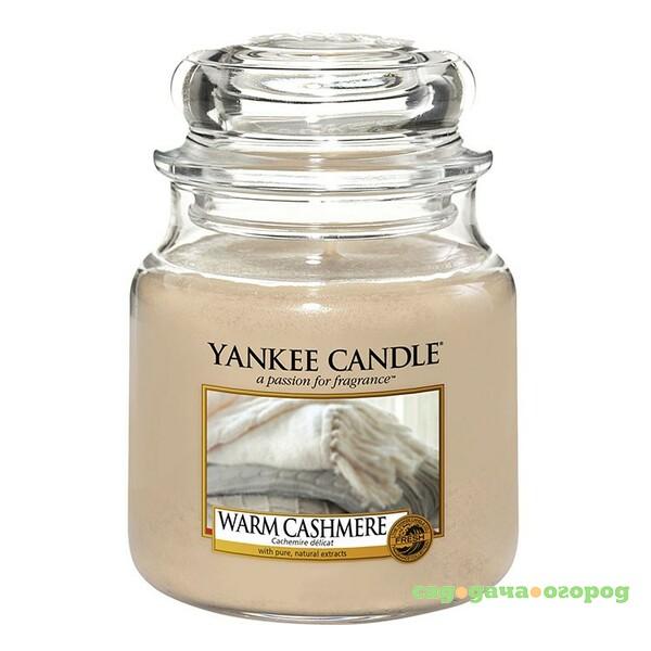 Фото Ароматическая свеча Yankee Candle Уютный кашемир (1556252E)