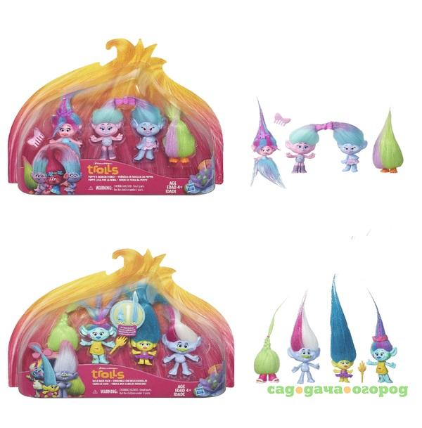 Фото Игровой набор Hasbro Trolls 4 героя игровом наборе