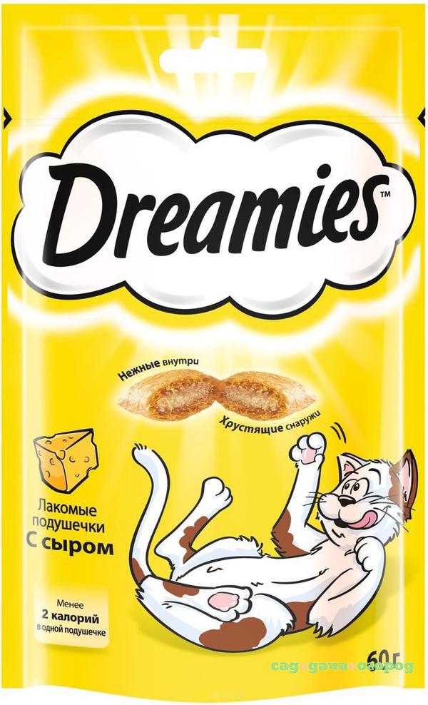 Фото Лакомство DREAMIES Лакомые подушечки с сыром 60г