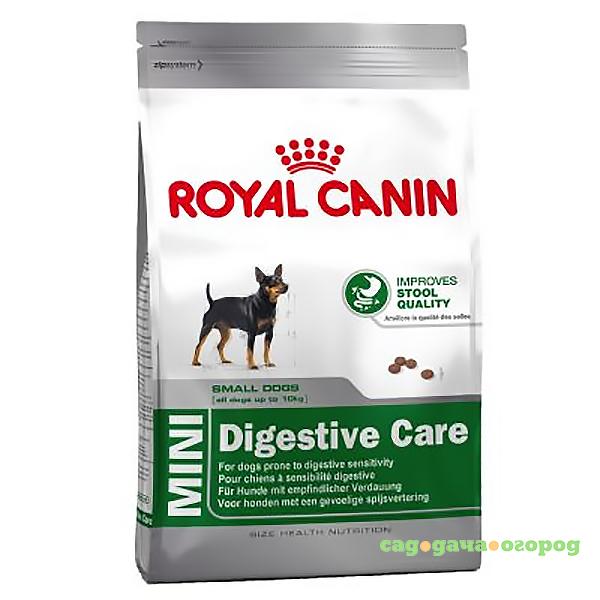 Фото Корм для собак Royal Canin Size Mini Digestive Care для мелких пород с чувствительным пищеварением, птица 2 кг