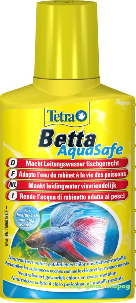 Фото Кондиционер для воды TETRA Betta AquaSafe 100мл
