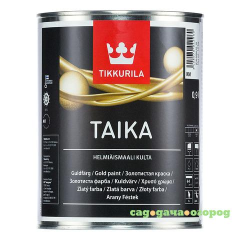 Фото Краска Tikkurila taika stardust лазурь золото 0.9 л