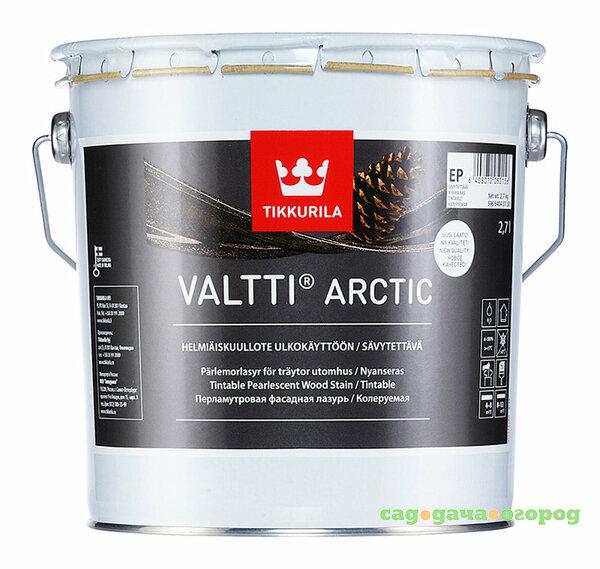 Фото Фасадная лазурь tikkurila valtti arctic 2.7 л