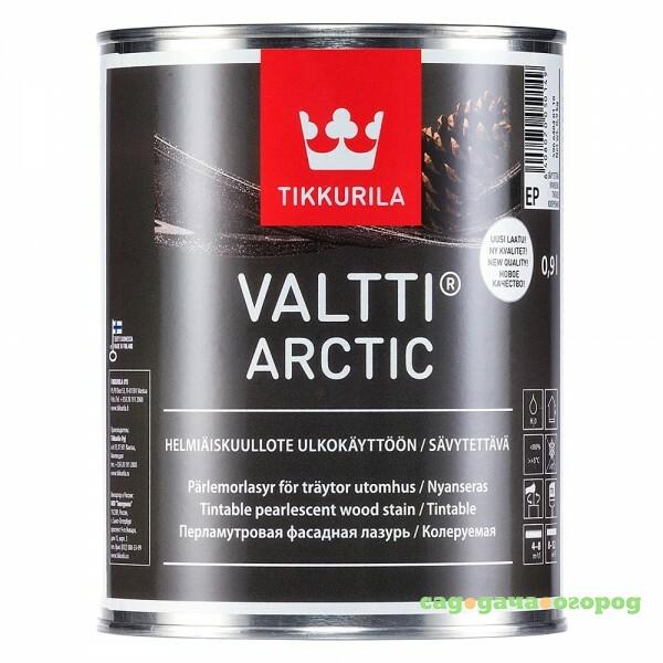 Фото Фасадная лазурь tikkurila valtti arctic 0.9 л