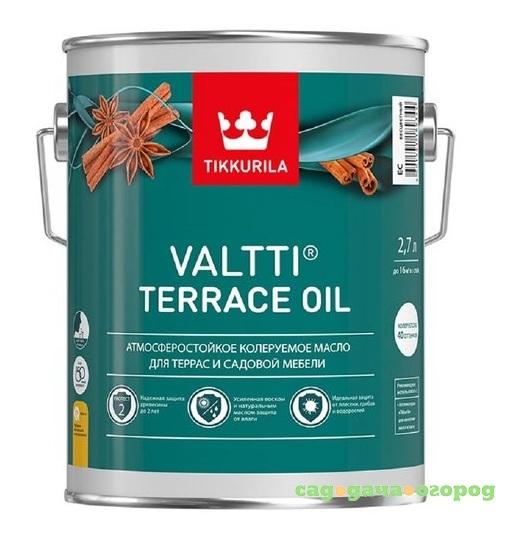 Фото Масло tikkurila valtti terrace oil ec 2.7 л