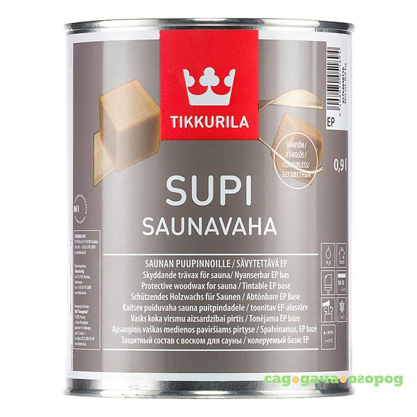 Фото Защитный воск для саун Tikkutila супи саунаваха  0.9 л