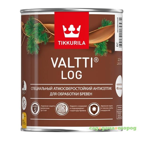 Фото Антисептик tikkurila valtti log ec 2.7 л