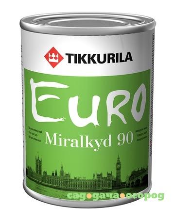 Фото Эмаль алкидная высокоглянцевая Tikkurila Euro Miralkyd 90 база с 0.9л