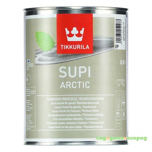 Фото Состав для саун Tikkurila супи арктик защитный перламутр 0.9 л