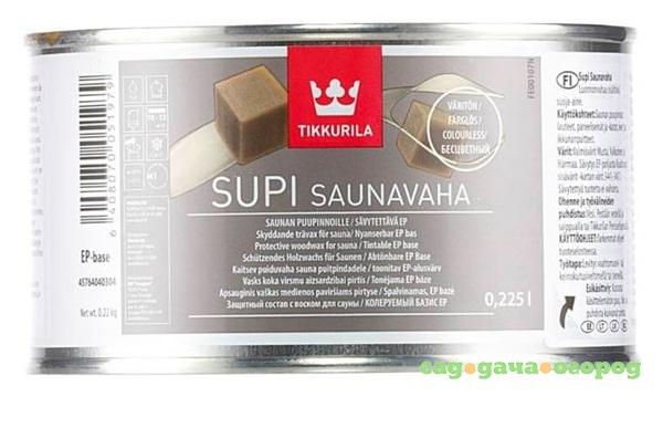 Фото Защитный воск для саун Tikkurila супи саунаваха 0.225 л
