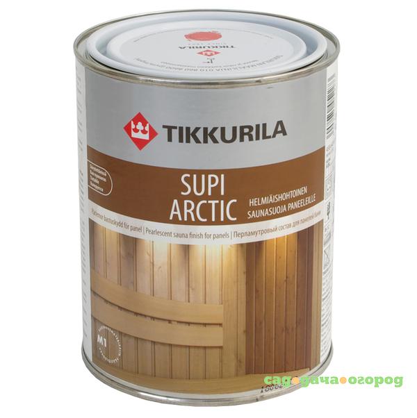 Фото Состав для саун Tikkurila супи арктик защитный перламутр 2.7 л