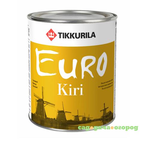 Фото Лак паркетный полуматовый Tikkurila Euro Kiri 0.9л