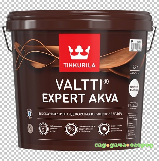 Фото Антисептик Tikkurila Valtti Expert Akva рябина 2.7 л