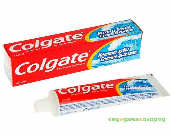 Фото Зубная паста Colgate Крепкие Зубы, Свежее Дыхание 100 мл