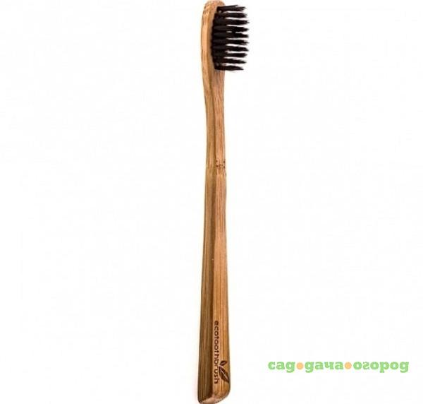 Фото Зубная щетка Eco Toothbrush из бамбука угольная