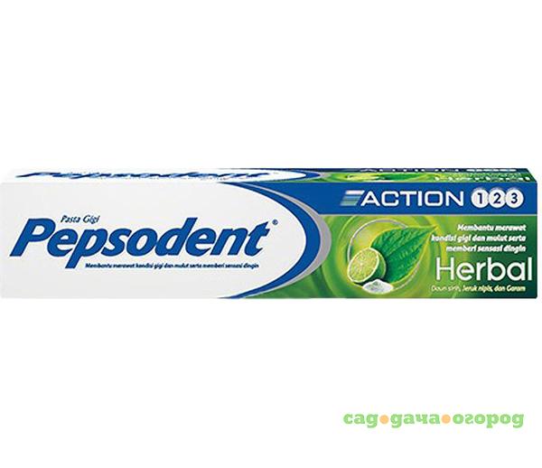 Фото Зубная паста Pepsodent Action 123 Herbal 75 г