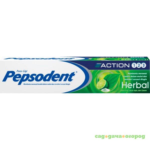 Фото Зубная паста Pepsodent Action 123 Herbal 120 г