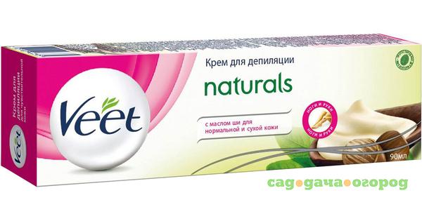 Фото Крем для депиляции Veet Naturals с маслом Ши 90 мл