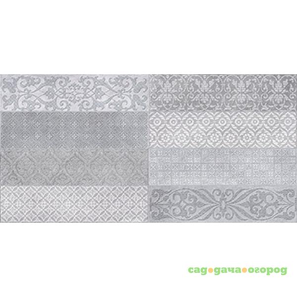 Фото Плитка Gayafores Bricktrend Deco Grey 8,15x33,15 см