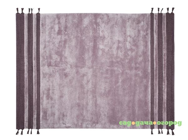 Фото Ковёр с кистями 170 х 240 см сливовый Креатив Дизайн Cross Tufting Ct5.11 Plum