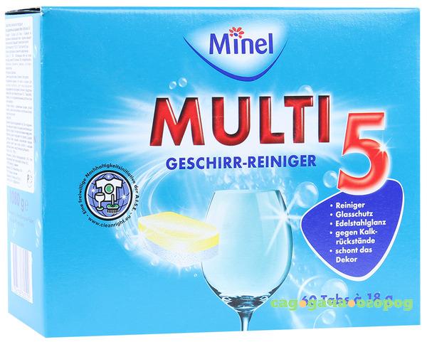 Фото Таблетки Minel Multi 5 для посудомоечных машин 60 шт