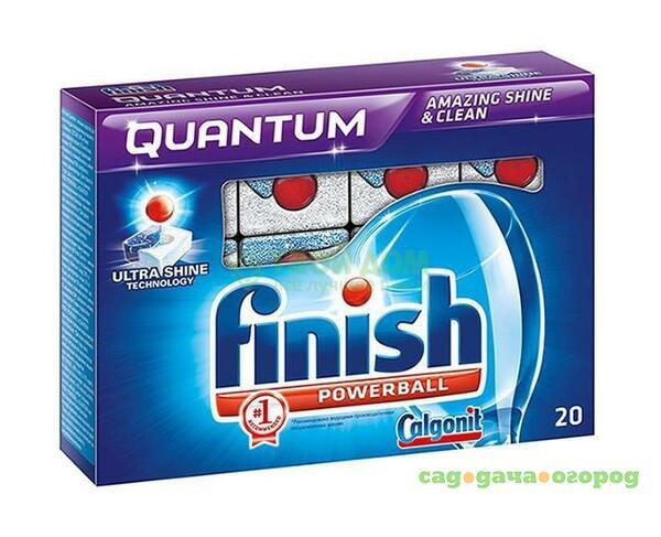 Фото Таблетки Finish Quantum для мытья посуды в ПММ 20 шт