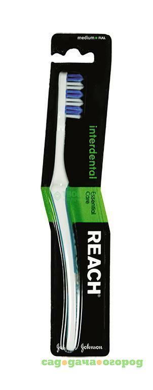 Фото Зубная щетка Reach Interdental жесткая White-Green