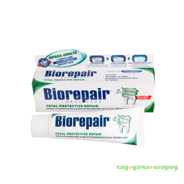 Фото Зубная паста Biorepair ® Total Protection  для комплексной защиты, 75 мл. (GA0801100/GA1014700)