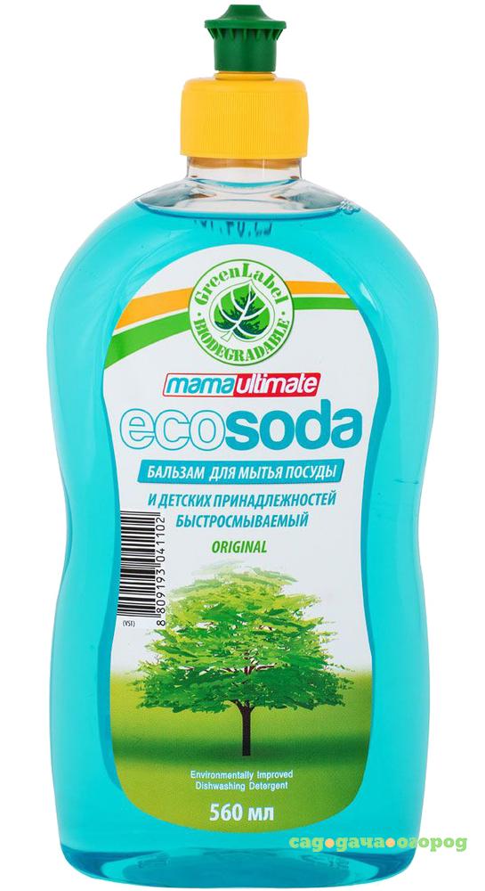 Фото Бальзам для мытья посуды Mama Ultimate Eco Soda Original 560 мл