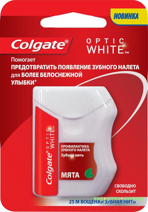 Фото Зубная нить Colgate Optic White 25 м