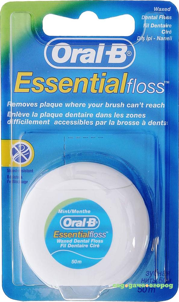 Фото Зубная нить Oral-B Essential Мятная 50 м