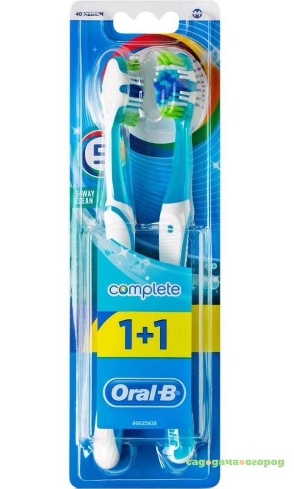 Фото Набор зубных щеток Oral-B 1+1 Комплекс Пятисторонняя Чистка