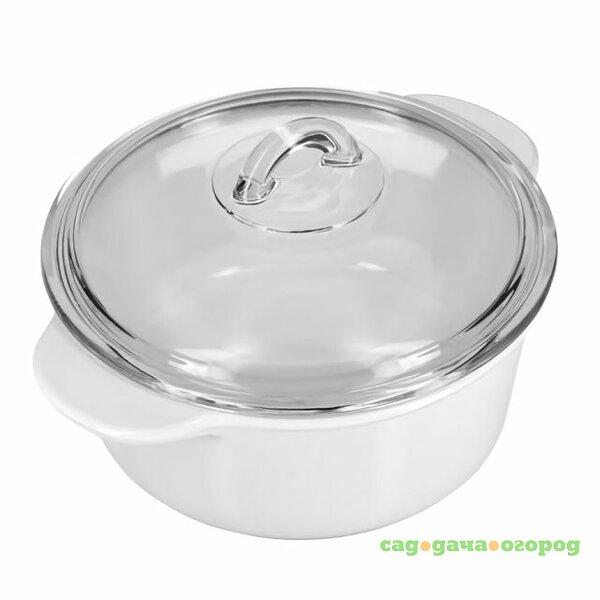 Фото Кастрюля Pyrex Pyroflam White 2 л