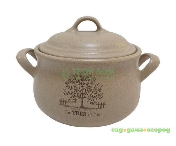 Фото Горшок Terracotta с ручками 05 дерево жизни (TLY4098-4-TL-AL)