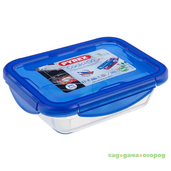 Фото Форма прямоугольная PYREX Cook&Go с крышкой 20 х 15 см