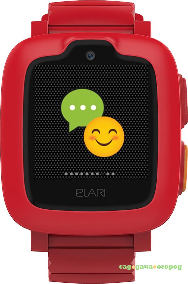 Фото Детские умные часы Elari KidPhone 3G красные