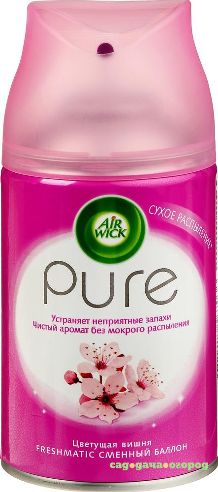 Фото Сменный баллон для автоматического освежителя воздуха Air Wick Pure Цветущая вишня 250 мл