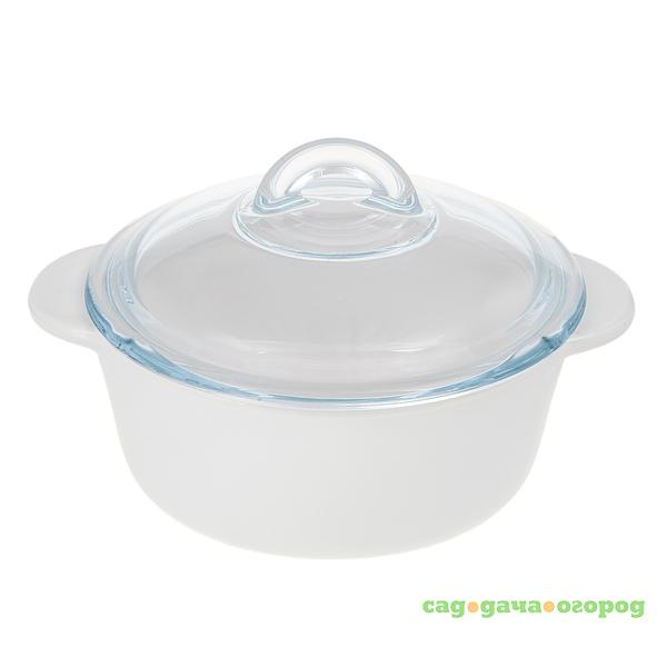 Фото Кастрюля Pyrex уайт 1.1л